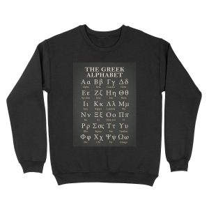 The Greek Alphabet Unisex Crewneck Sweatshirt