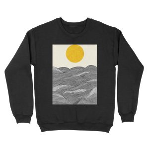 The Grey Waves Unisex Crewneck Sweatshirt