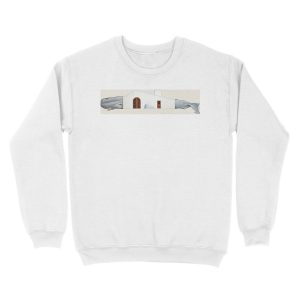 Alternative view of The House of the Spermwhale Unisex Crewneck Sweatshirt