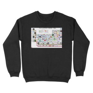The Illustrated Periodic Table Unisex Crewneck Sweatshirt