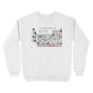 Alternative view of The Illustrated Periodic Table Unisex Crewneck Sweatshirt
