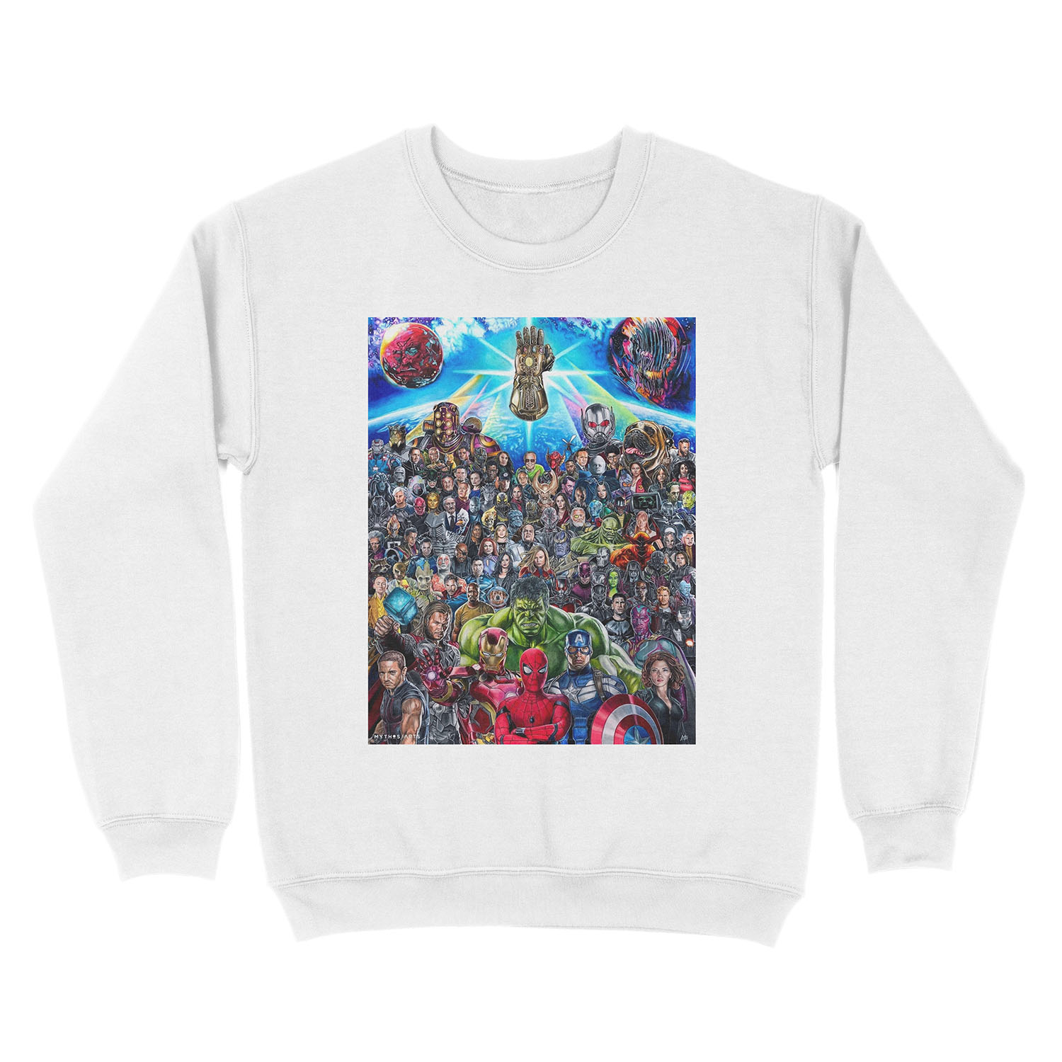 'The Infinity Saga' Unisex Crewneck Sweatshirt - Image 2