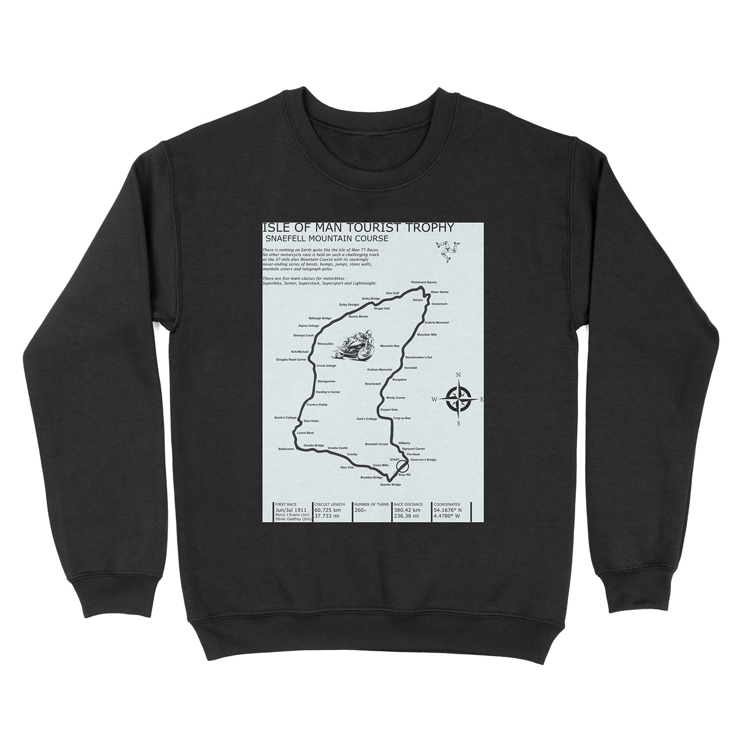 The Isle of Man TT Unisex Crewneck Sweatshirt