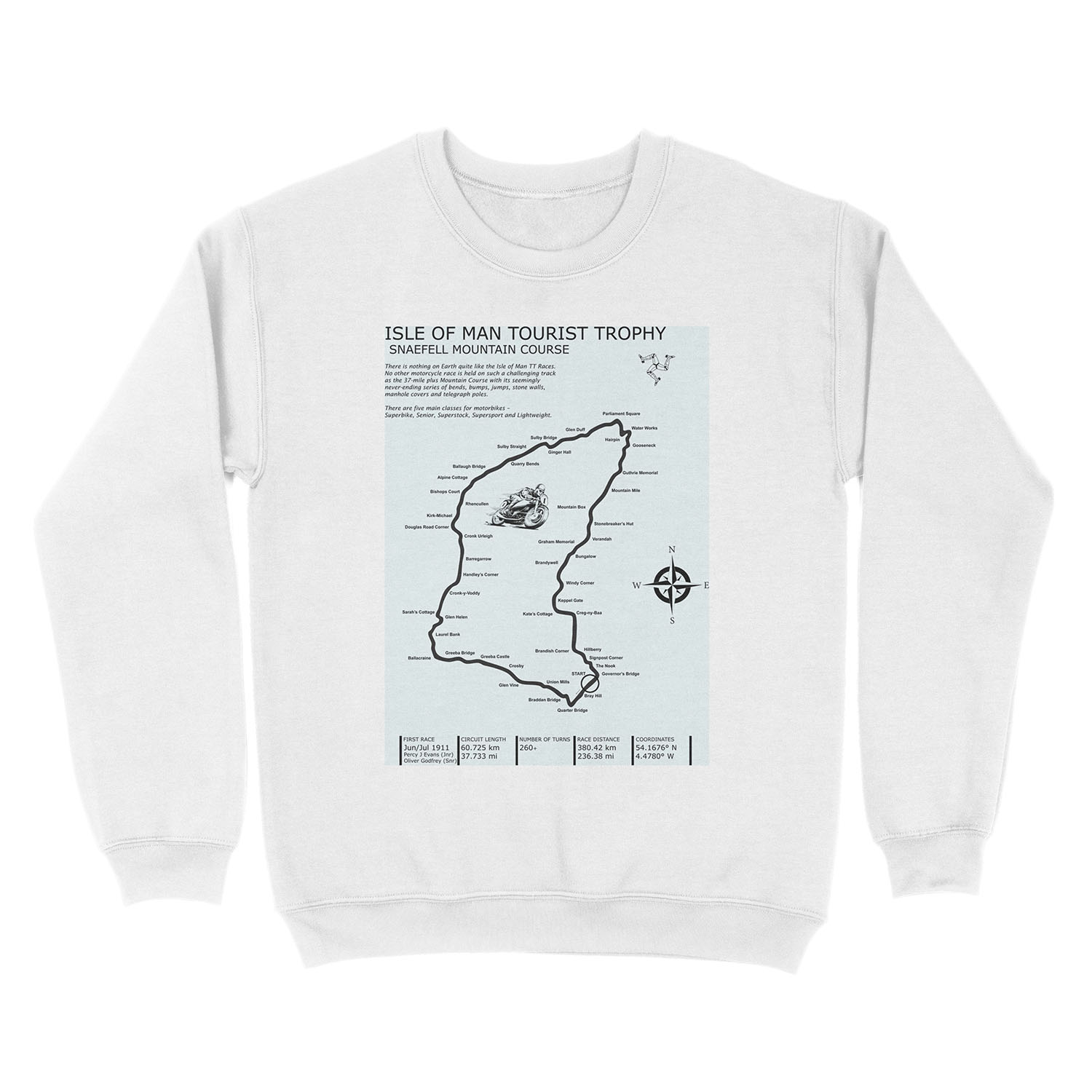 The Isle of Man TT Unisex Crewneck Sweatshirt - Image 2