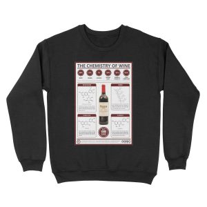 The Key Chemicals in Red Wine Unisex Crewneck Sweatshirt