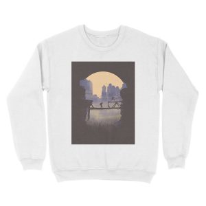Alternative view of The Last of Us 2 - Abby and Lev on the move. Unisex Crewneck Sweatshirt