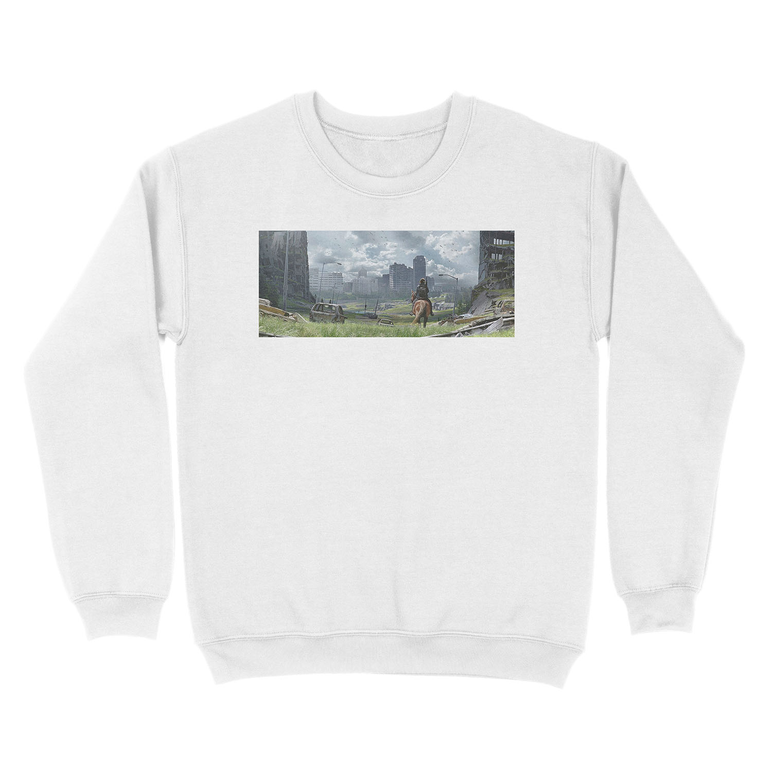 The Last Of Us Part II - Ellie On Horseback Unisex Crewneck Sweatshirt - Image 2