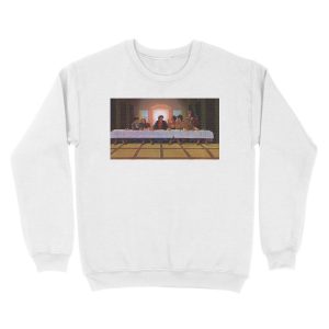 Alternative view of the last supper Unisex Crewneck Sweatshirt