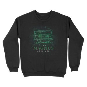 The Magnus Archives Logo (Season 5) (Square Block Logo) Unisex Crewneck Sweatshirt