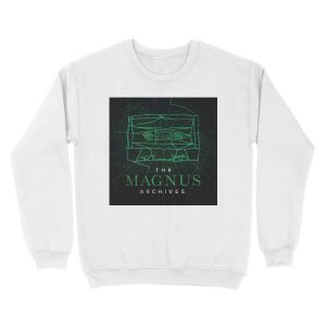 Alternative view of The Magnus Archives Logo (Season 5) (Square Block Logo) Unisex Crewneck Sweatshirt