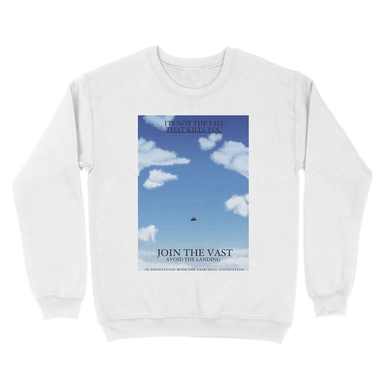 the magnus archives - the Vast recruitment poster Unisex Crewneck Sweatshirt - Image 2
