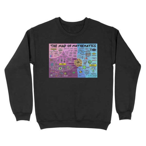 The Map of Mathematics Unisex Crewneck Sweatshirt