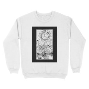 Alternative view of The Moon Tarot Card - Major Arcana - fortune telling - occult Unisex Crewneck Sweatshirt