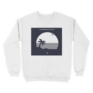 Alternative view of The Neighborhood - Wiped Out Album Cover Unisex Crewneck Sweatshirt