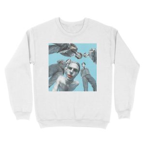 Alternative view of the neighbourhood chip chrome & the monotones Unisex Crewneck Sweatshirt