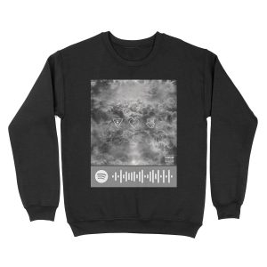 The Neighbourhood Sweater Weather Spotify scan tag Unisex Crewneck Sweatshirt