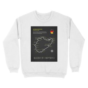 Alternative view of The Nurburgring Unisex Crewneck Sweatshirt