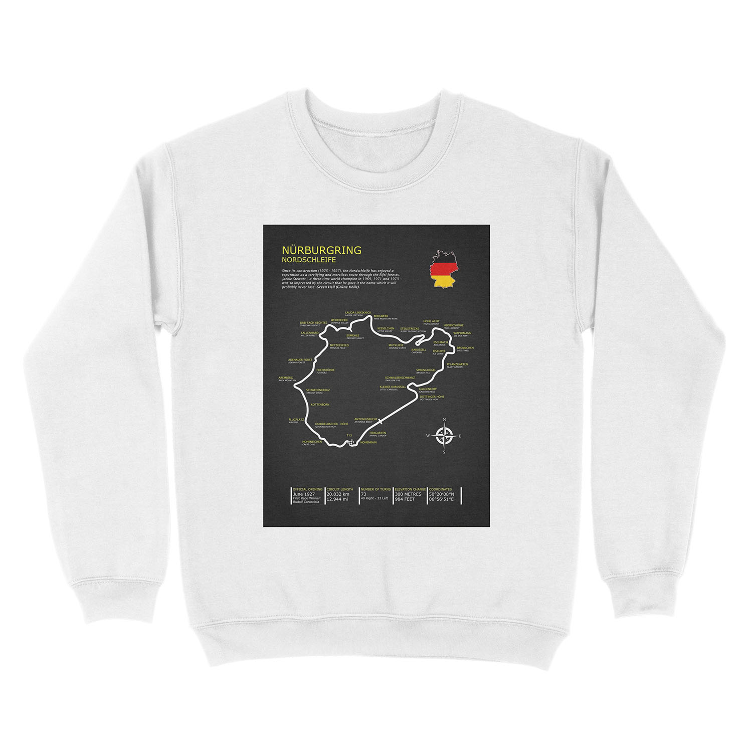 The Nurburgring Unisex Crewneck Sweatshirt - Image 2