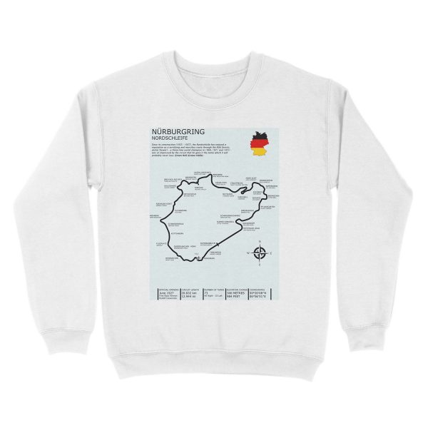The Nurburgring - Nordschleife Unisex Crewneck Sweatshirt - Image 2