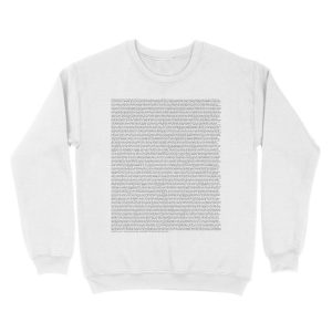 Alternative view of The Office pilot episode script (us) Unisex Crewneck Sweatshirt