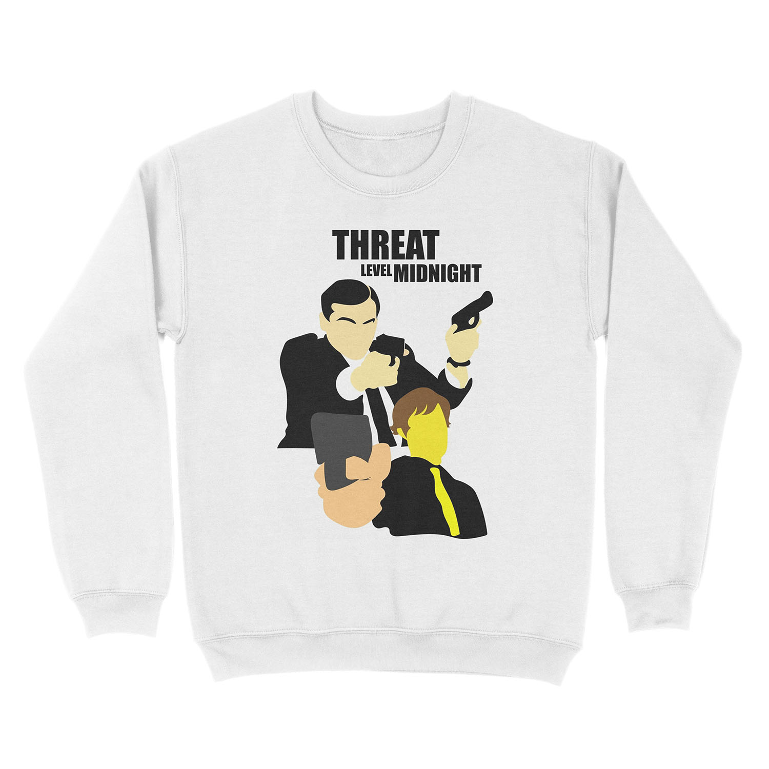 The Office - Threat Level Midnight Unisex Crewneck Sweatshirt - Image 2