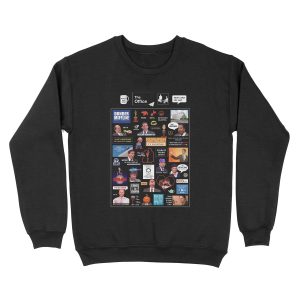 The Office US Montage Unisex Crewneck Sweatshirt