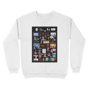 Alternative view of The Office US Montage Unisex Crewneck Sweatshirt