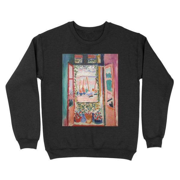 The Open Window- Henri Matisse Unisex Crewneck Sweatshirt