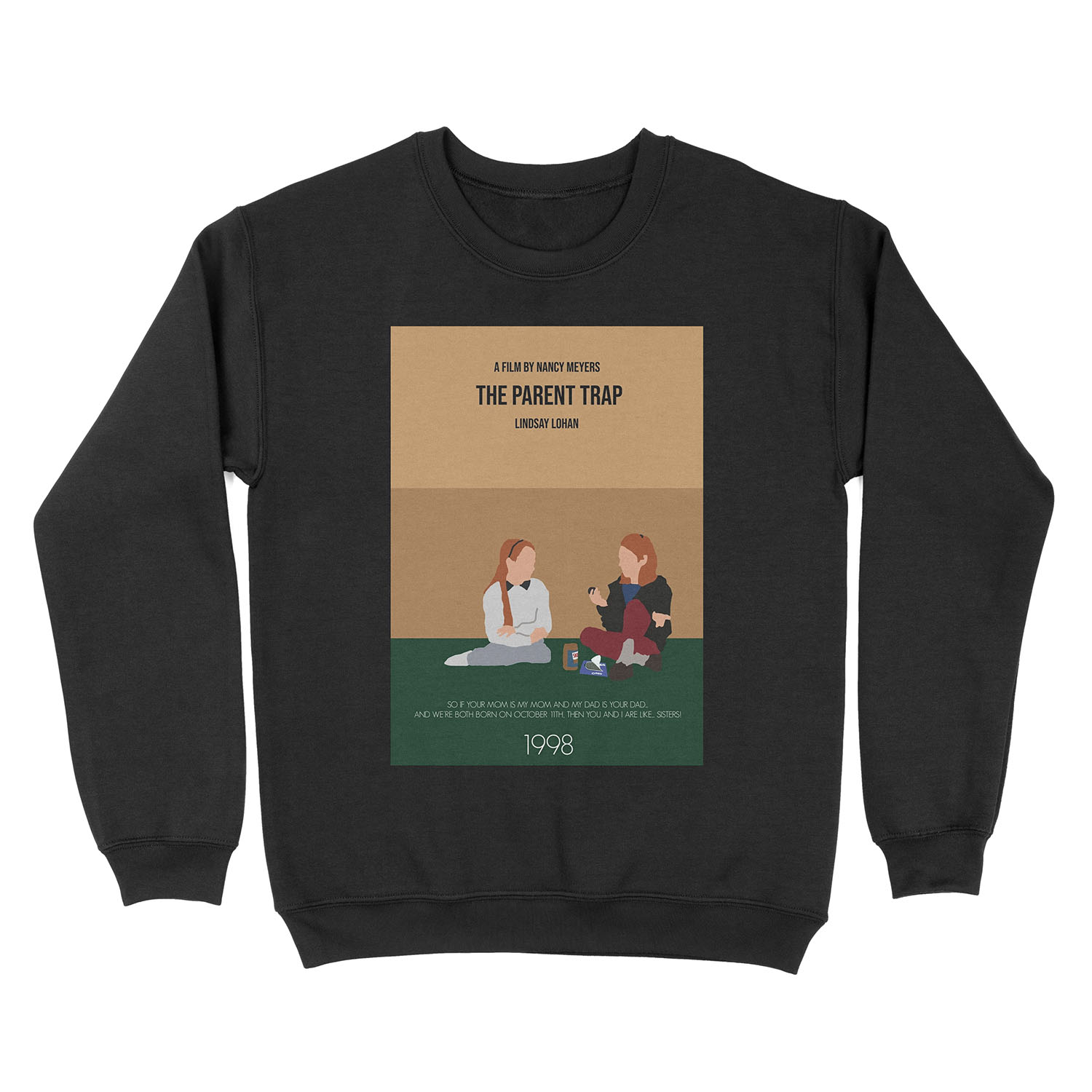 The Parent Trap Minimalist Movie Unisex Crewneck Sweatshirt