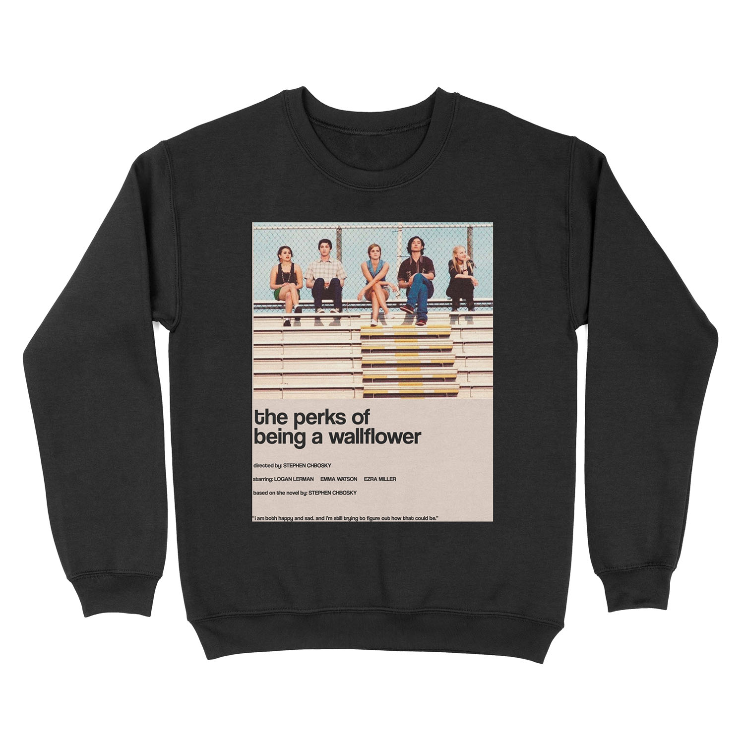 the perks of being a wallflower - Alternate Minimal Cover Unisex Crewneck Sweatshirt