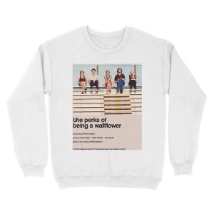 Alternative view of the perks of being a wallflower - Alternate Minimal Cover Unisex Crewneck Sweatshirt