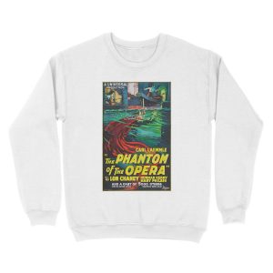 Alternative view of The Phantom of the Opera - Lon Chaney - 1925 - Unisex Crewneck Sweatshirt