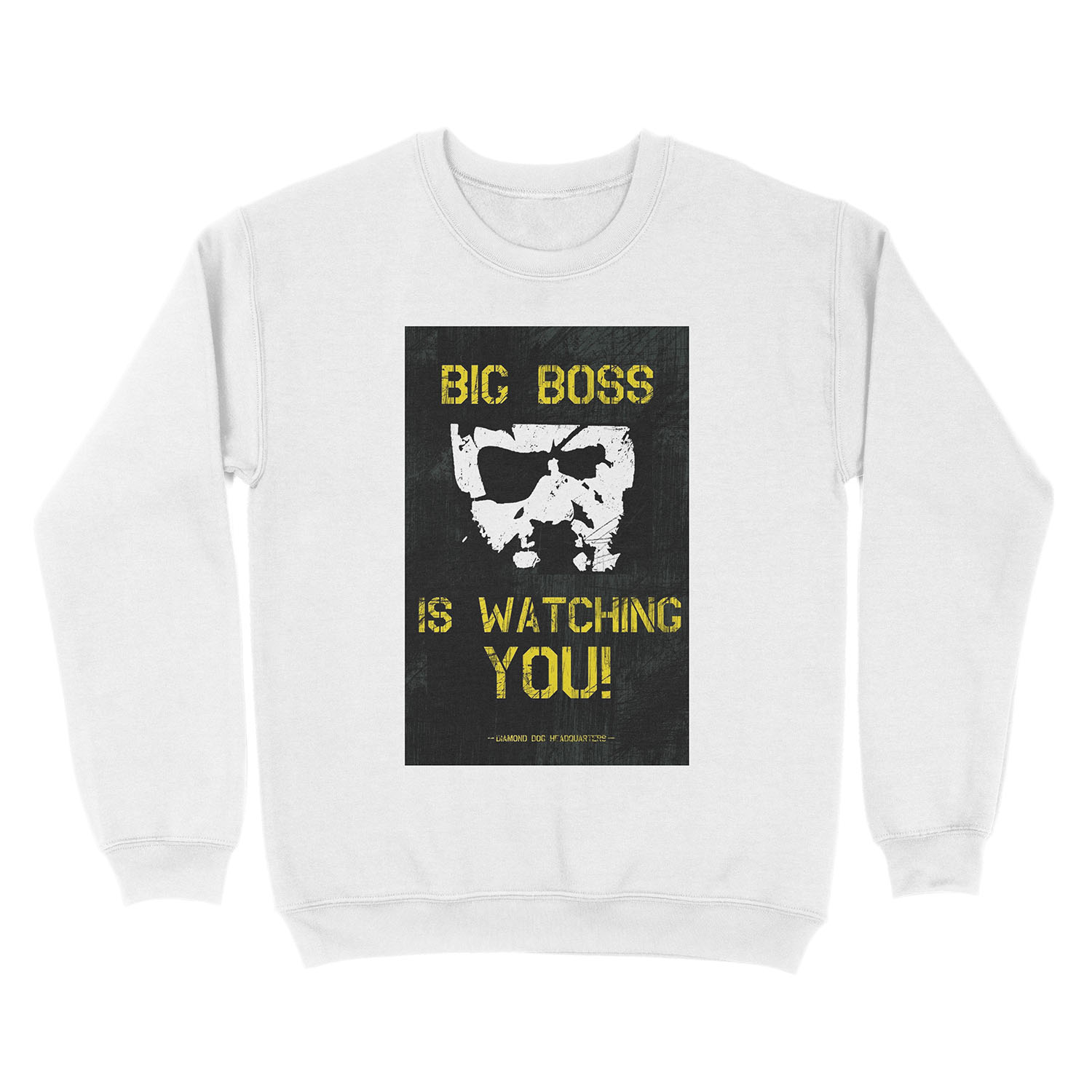The Phantom Pain Big Boss is Watching You Unisex Crewneck Sweatshirt - Image 2
