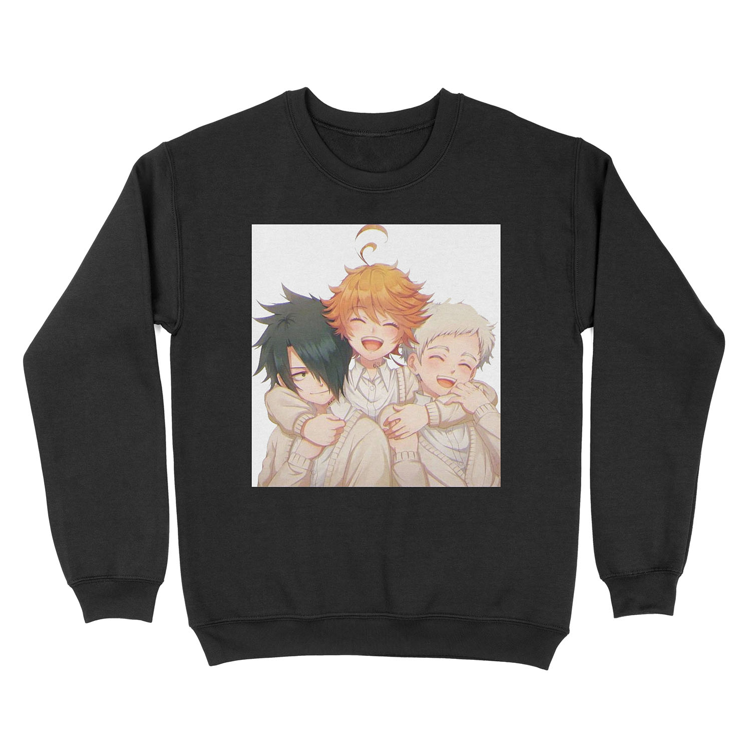 The Promised Neverland : cute Emma Ray & Norman Unisex Crewneck Sweatshirt
