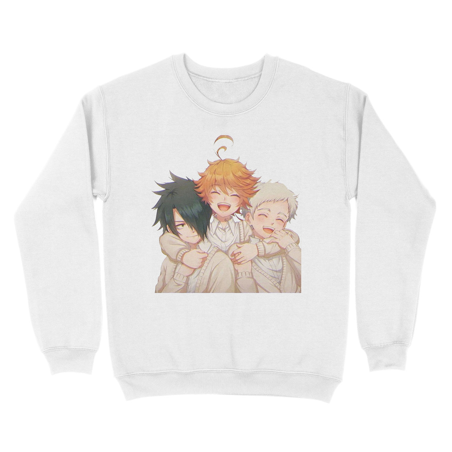 The Promised Neverland : cute Emma Ray & Norman Unisex Crewneck Sweatshirt - Image 2