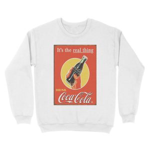 Alternative view of the real coca cola Unisex Crewneck Sweatshirt