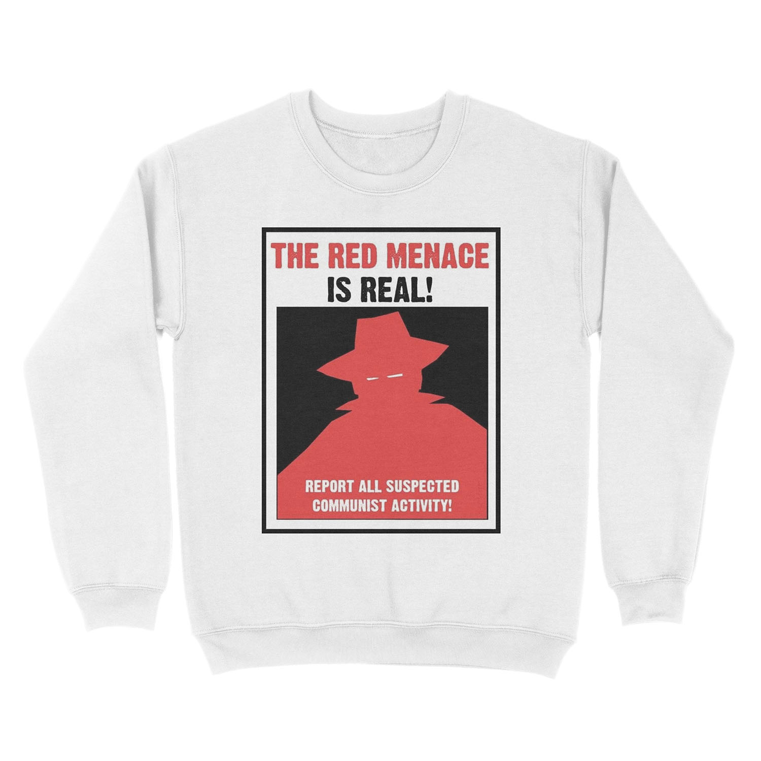 The Red Menace Propaganda Unisex Crewneck Sweatshirt - Image 2
