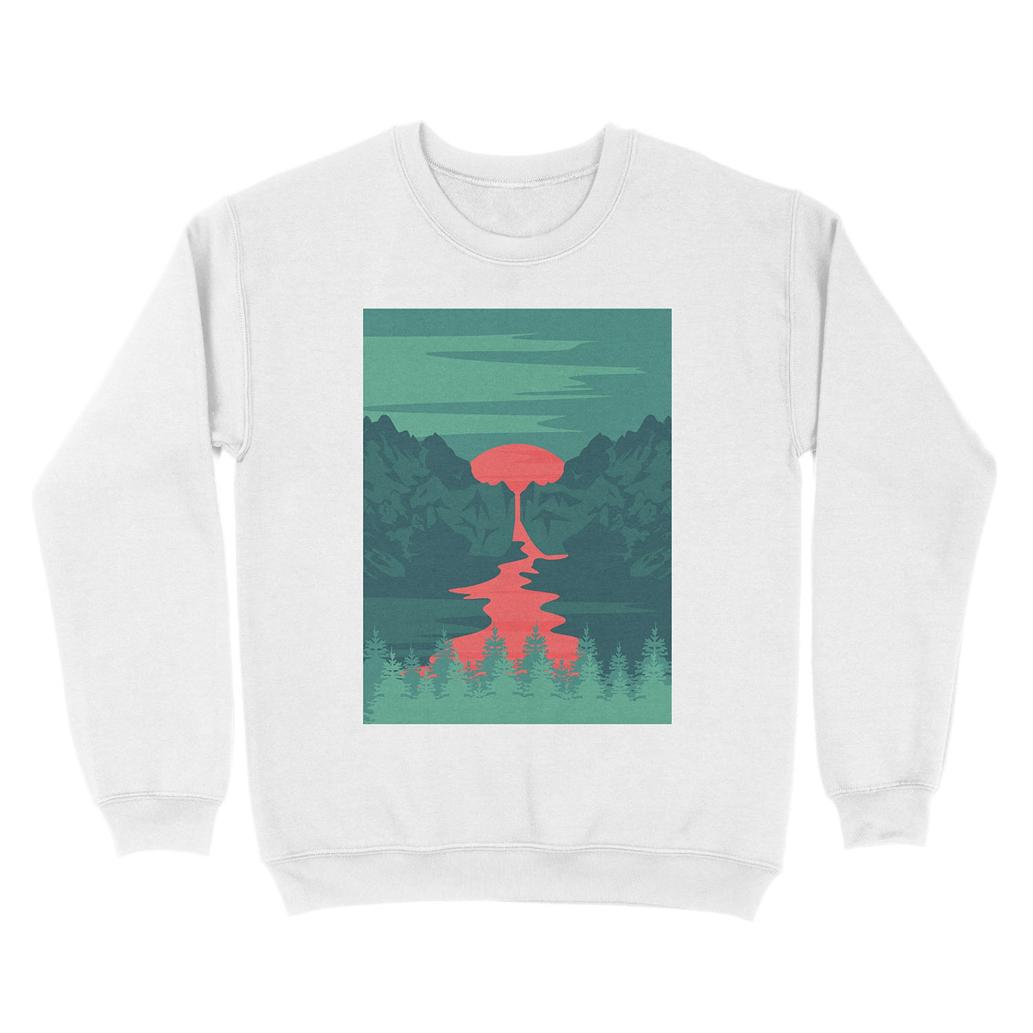The Red River Unisex Crewneck Sweatshirt - Image 2