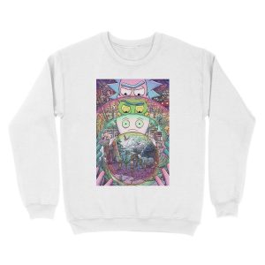 Alternative view of The Ricks Must Be Crazy Unisex Crewneck Sweatshirt