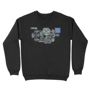 The Skeld from Among Us Unisex Crewneck Sweatshirt