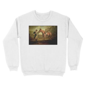 Alternative view of The Sopranos Commendatore Tony Soprano Painting Unisex Crewneck Sweatshirt