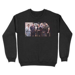 The Sopranos Satriale's Group Picture - Brush Strokes Unisex Crewneck Sweatshirt