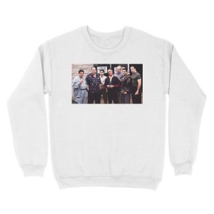 Alternative view of The Sopranos Satriale's Group Picture - Brush Strokes Unisex Crewneck Sweatshirt