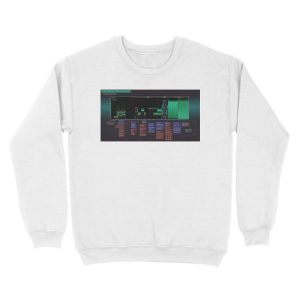 Alternative view of The Sound of the Dialup Explained Unisex Crewneck Sweatshirt