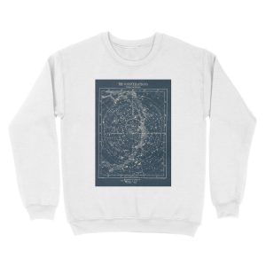 Alternative view of The Star Constellations Vintage 1900 Galaxy Unisex Crewneck Sweatshirt