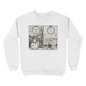 Alternative view of The Sun and Moon Tarot Cards Unisex Crewneck Sweatshirt