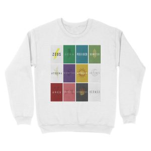 Alternative view of The Twelve Olympians - MOSIAC Unisex Crewneck Sweatshirt