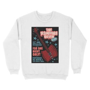 Alternative view of The Vampire Queen Music Unisex Crewneck Sweatshirt