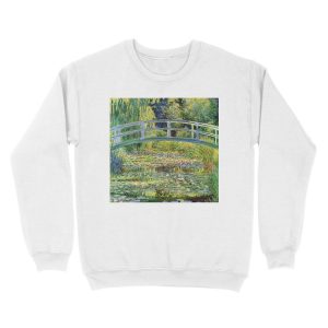 Alternative view of The Water-Lily Pond by Monet Unisex Crewneck Sweatshirt