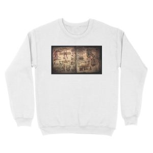 Alternative view of The Weasel's plans book Unisex Crewneck Sweatshirt